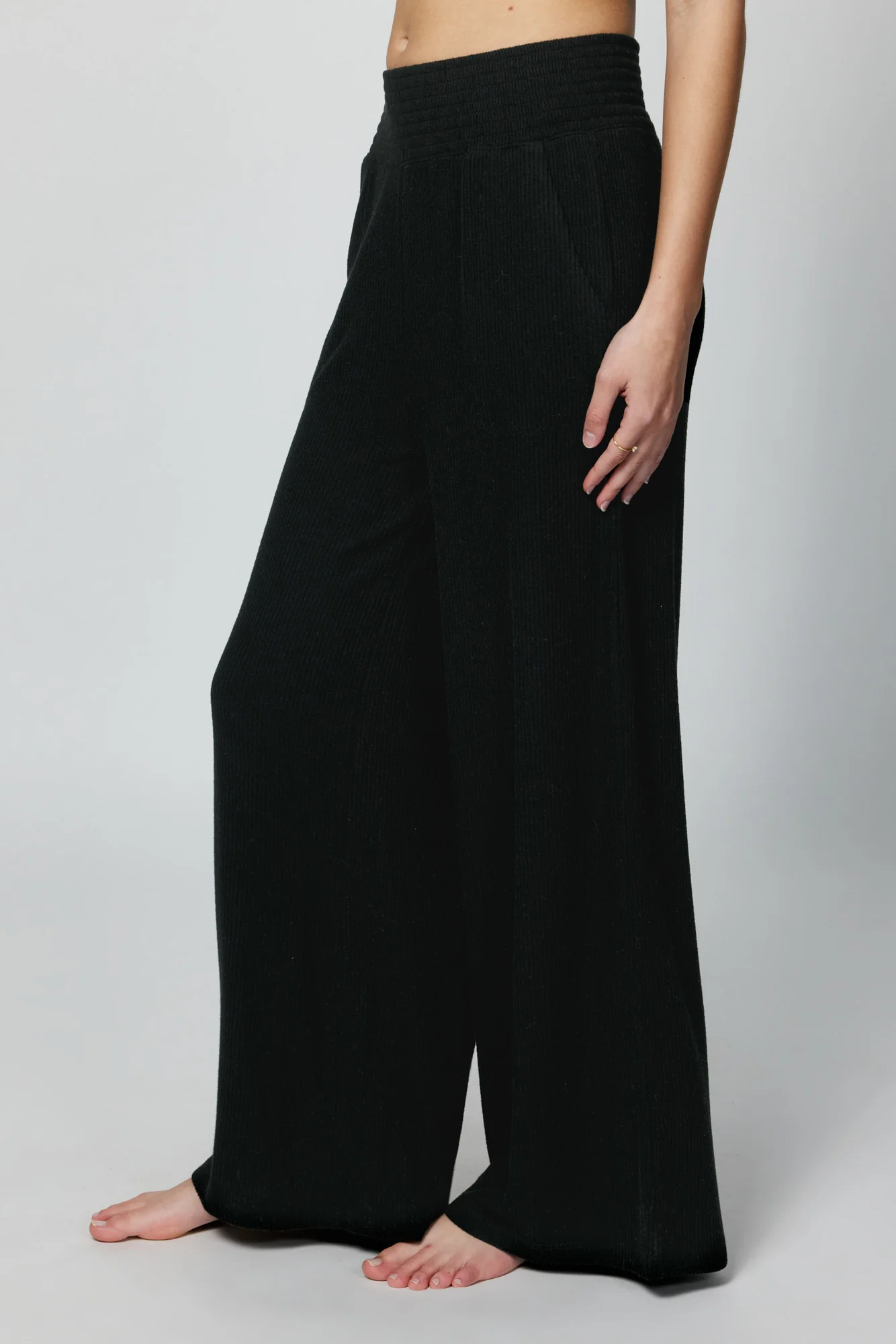 Ballet Rib Wide Leg Pant - Image 2