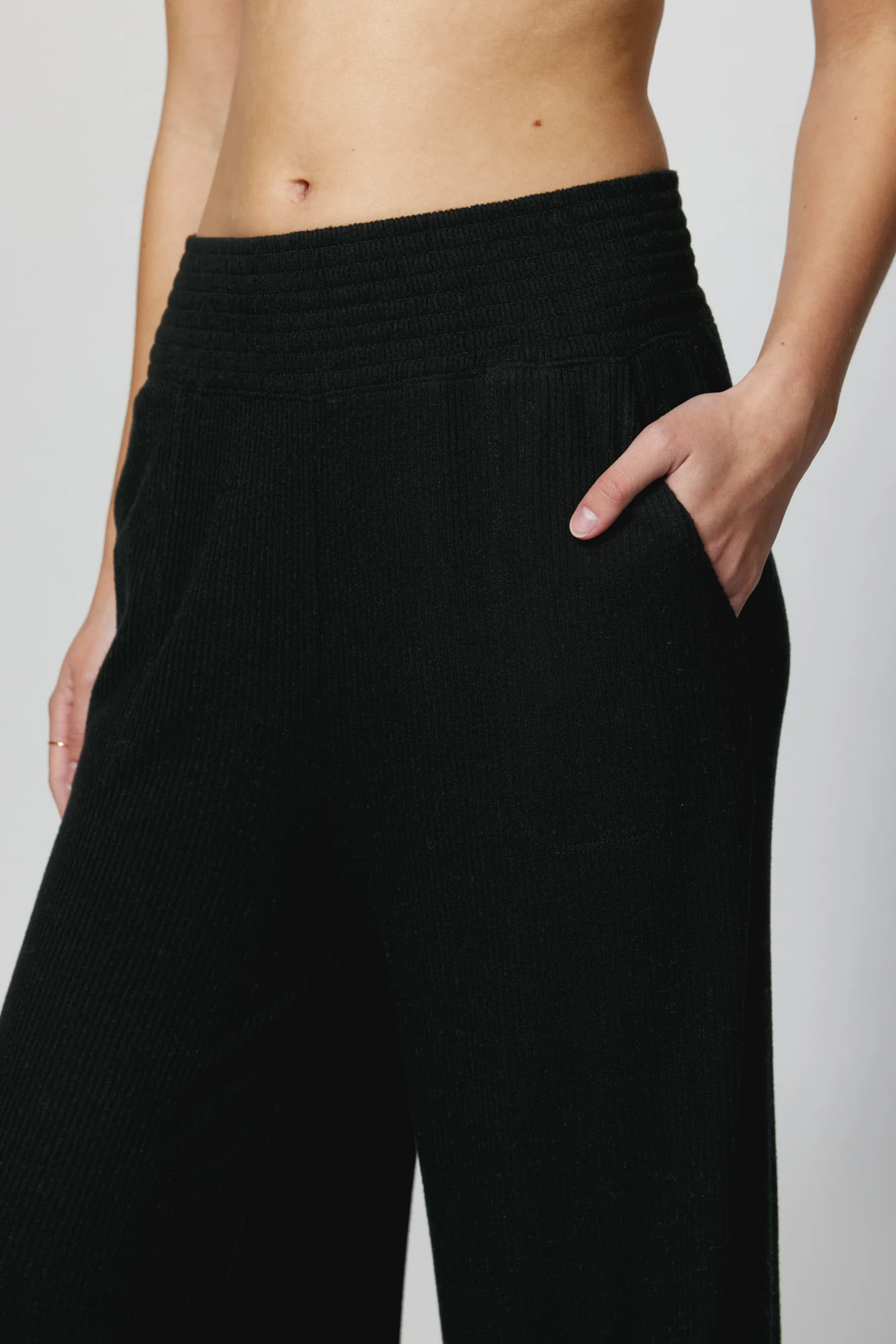 Ballet Rib Wide Leg Pant - Image 4