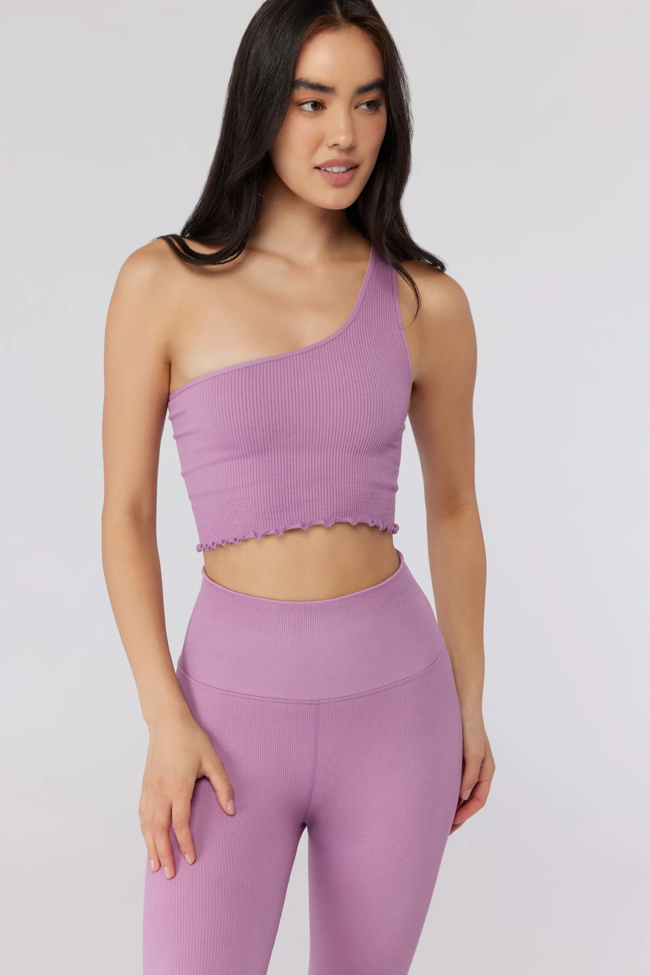 Luna One Shoulder Seamless Tank - Image 5