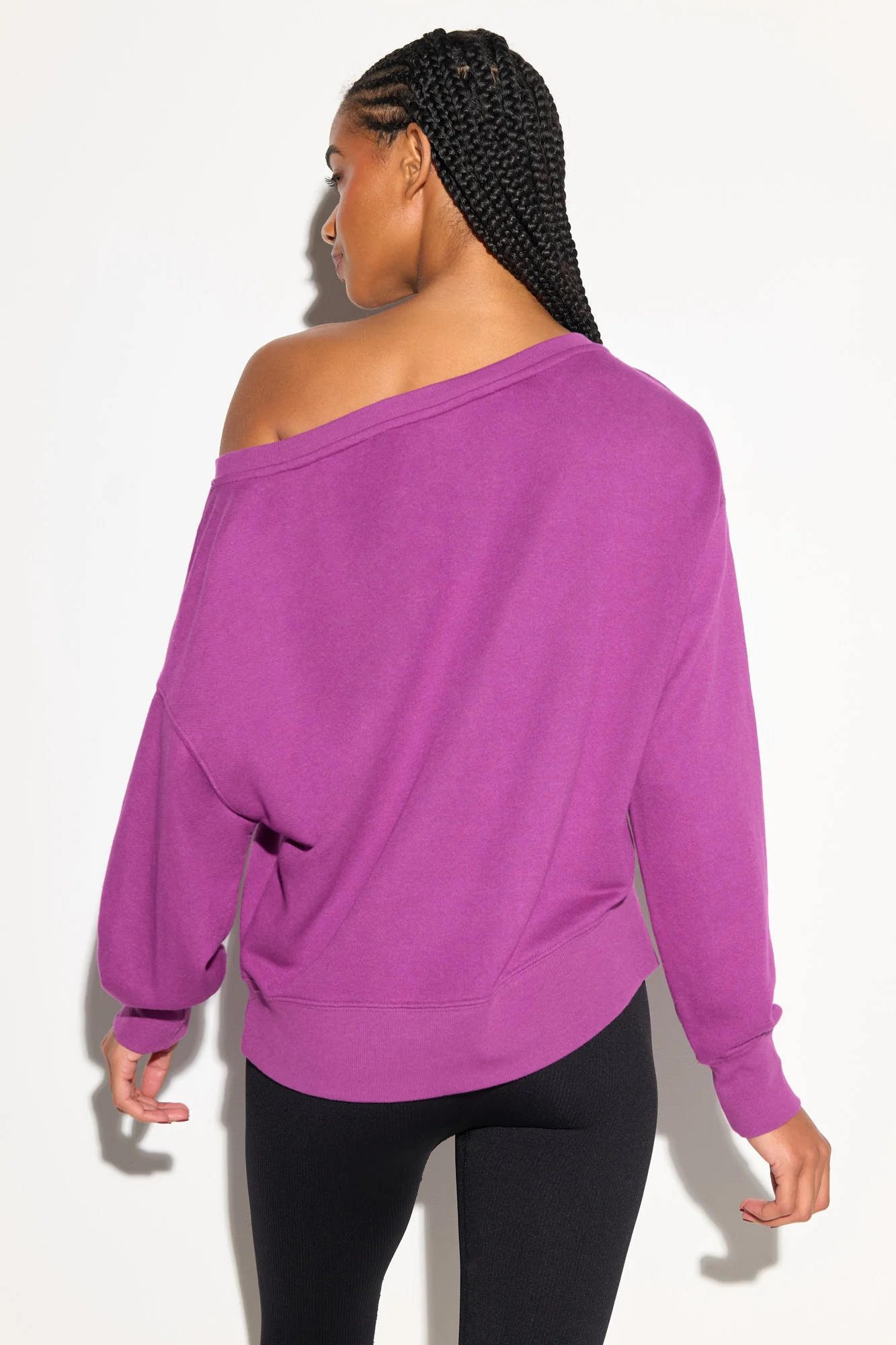 La Vida Off Shoulder Sweatshirt - Image 2