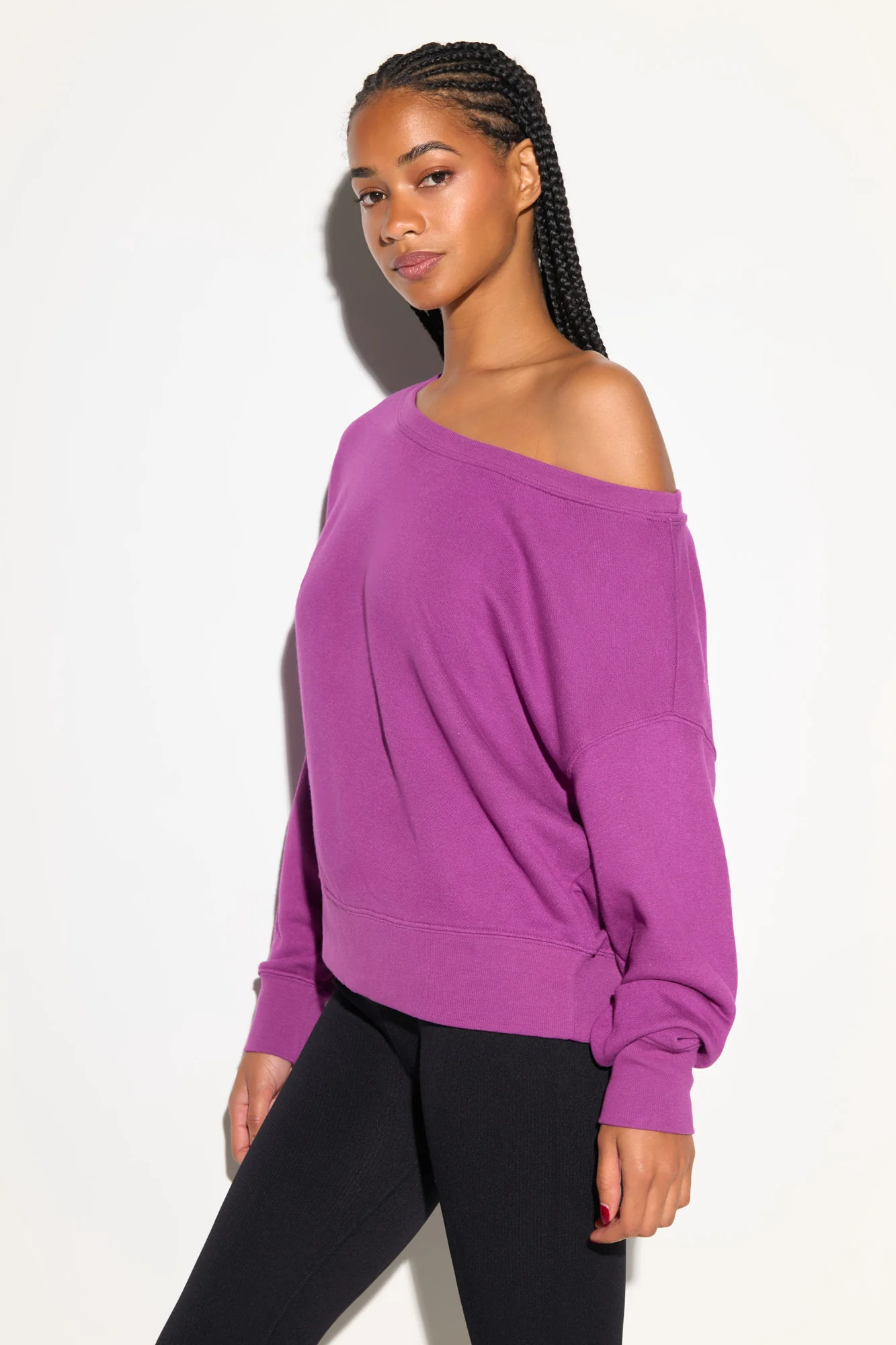 La Vida Off Shoulder Sweatshirt - Image 3