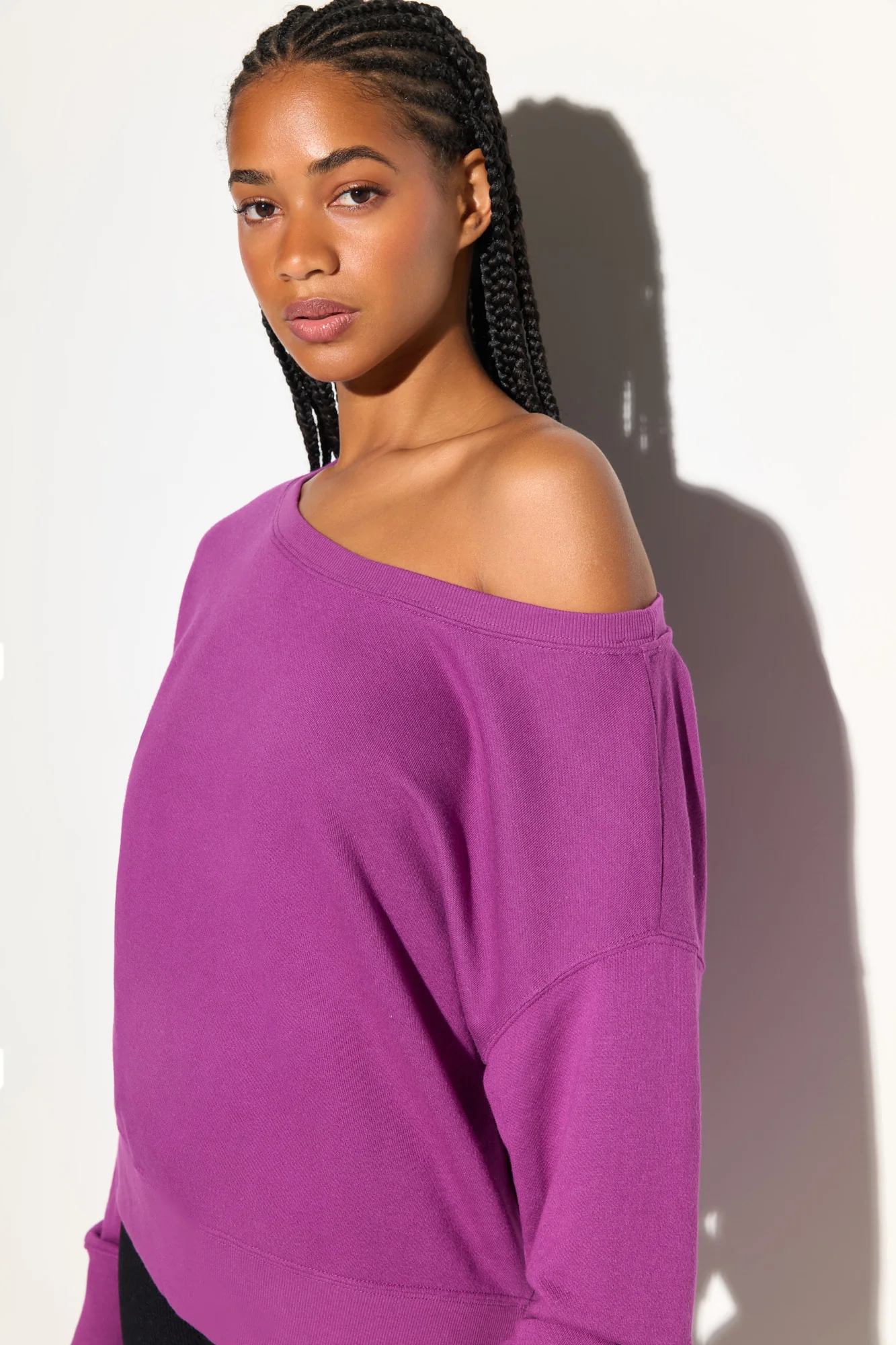 La Vida Off Shoulder Sweatshirt - Image 4