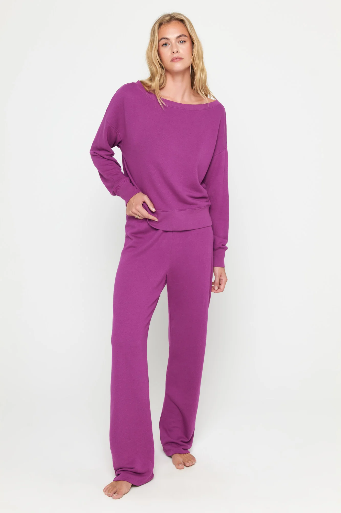 La Vida Off Shoulder Sweatshirt - Image 6