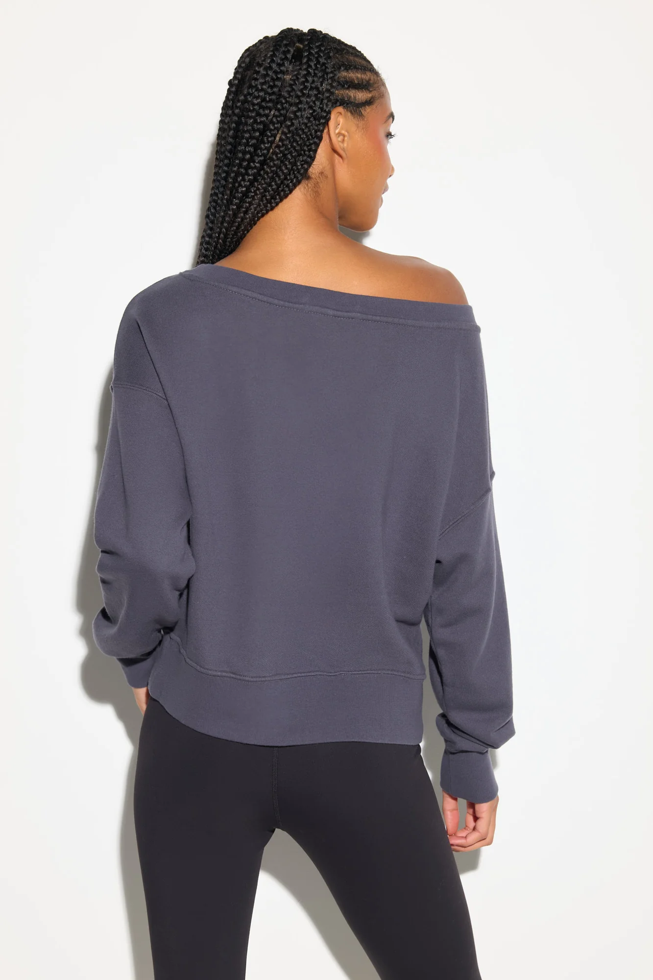 La Vida Off Shoulder Sweatshirt - Image 2
