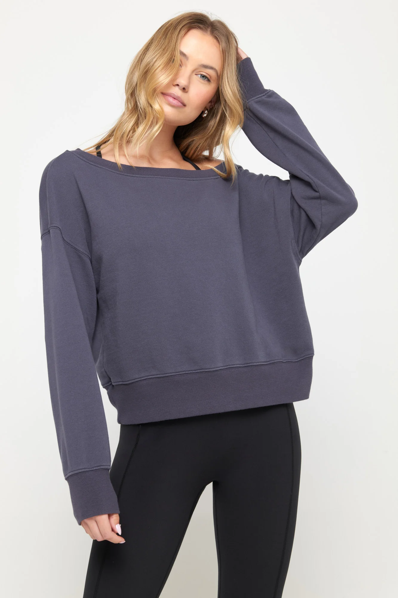 La Vida Off Shoulder Sweatshirt - Image 5