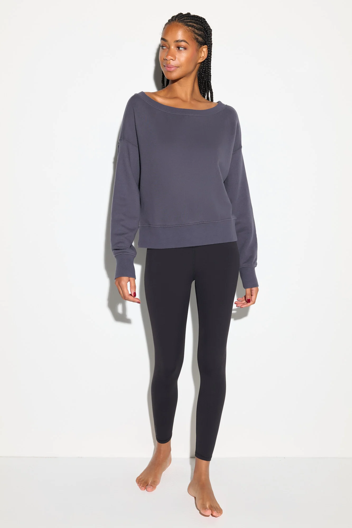 La Vida Off Shoulder Sweatshirt - Image 8