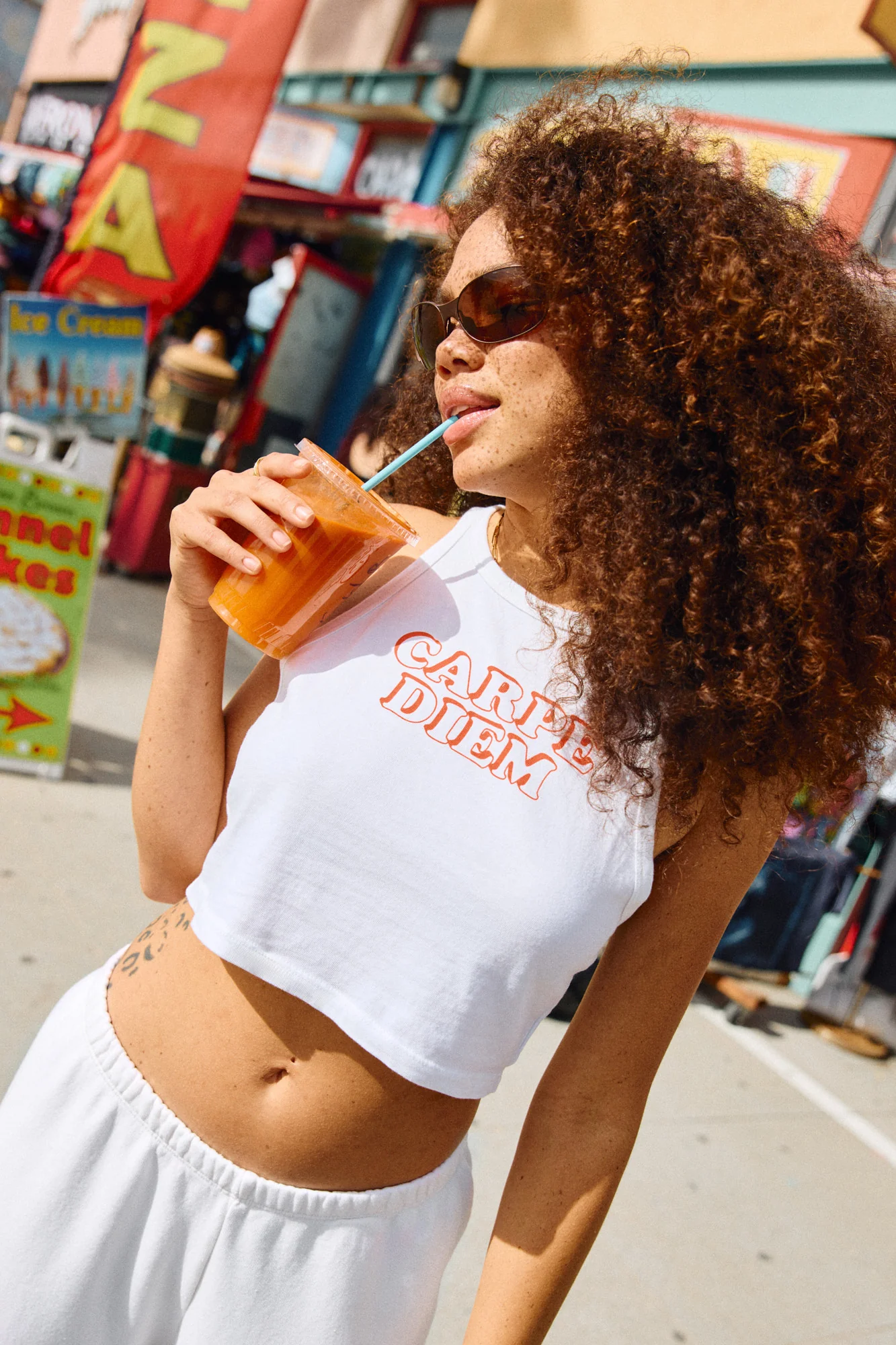 Live Sienna Crop Tank - Image 2