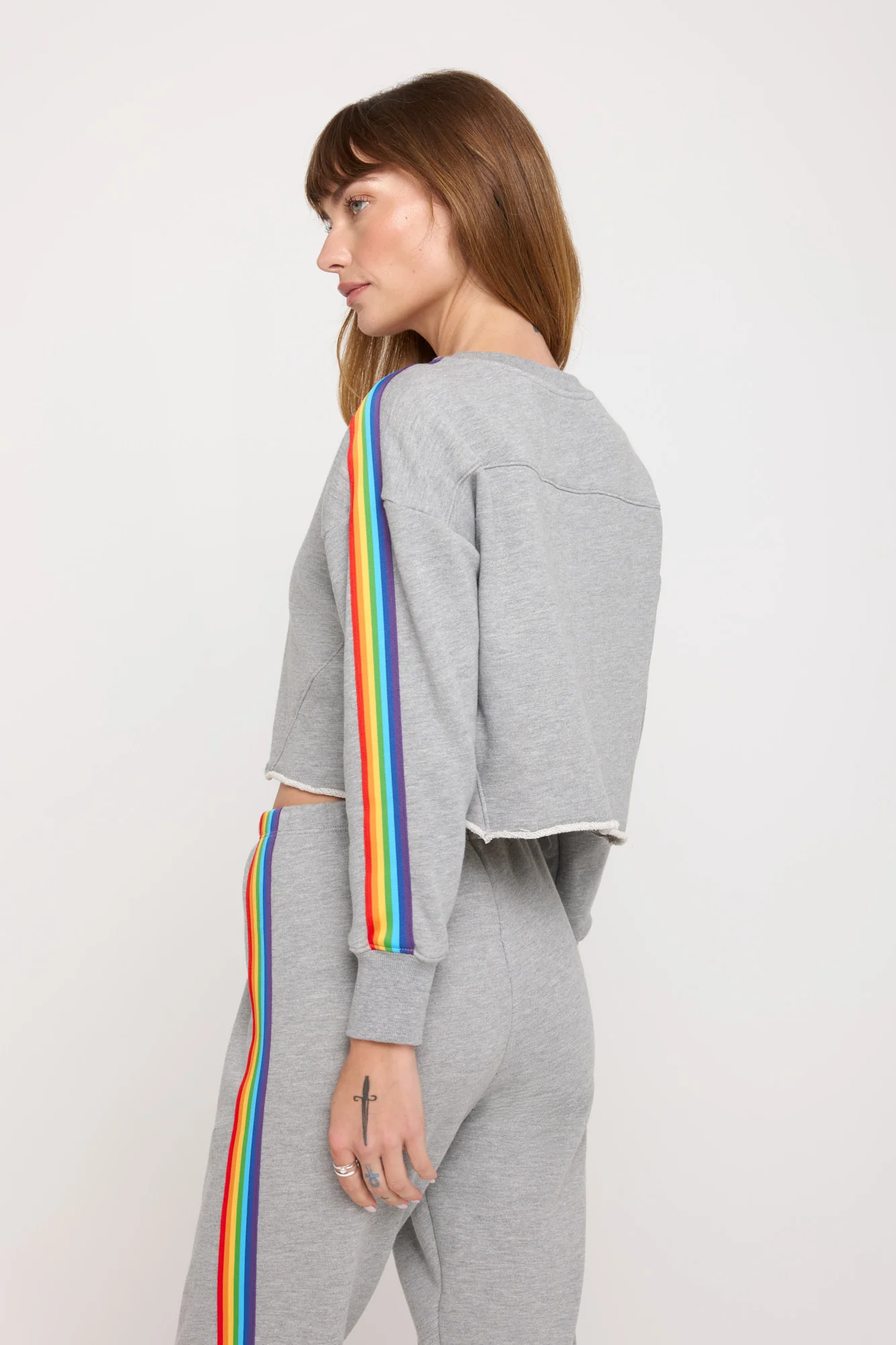 Rainbow Cropped Pullover - Image 2