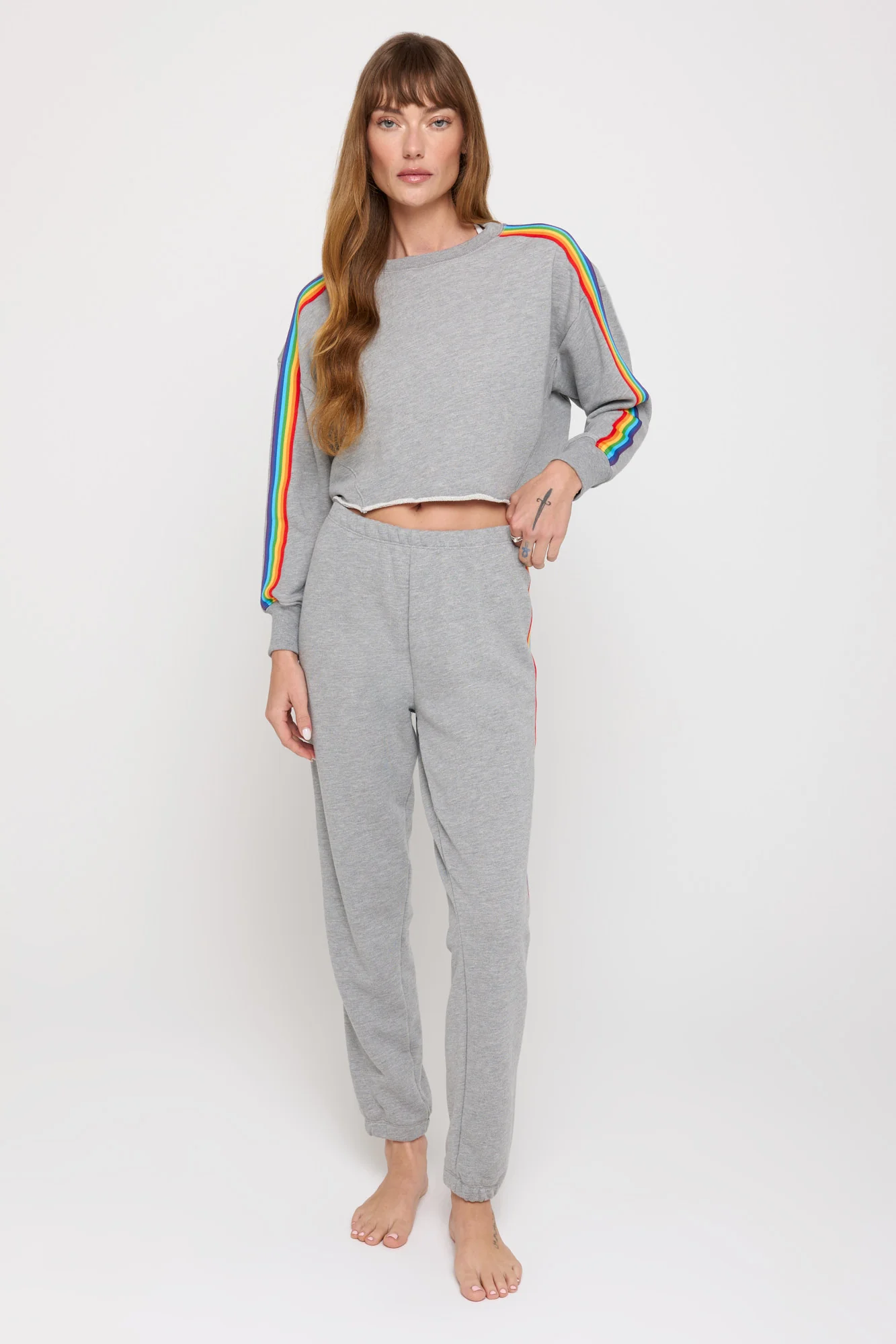 Rainbow Cropped Pullover - Image 5