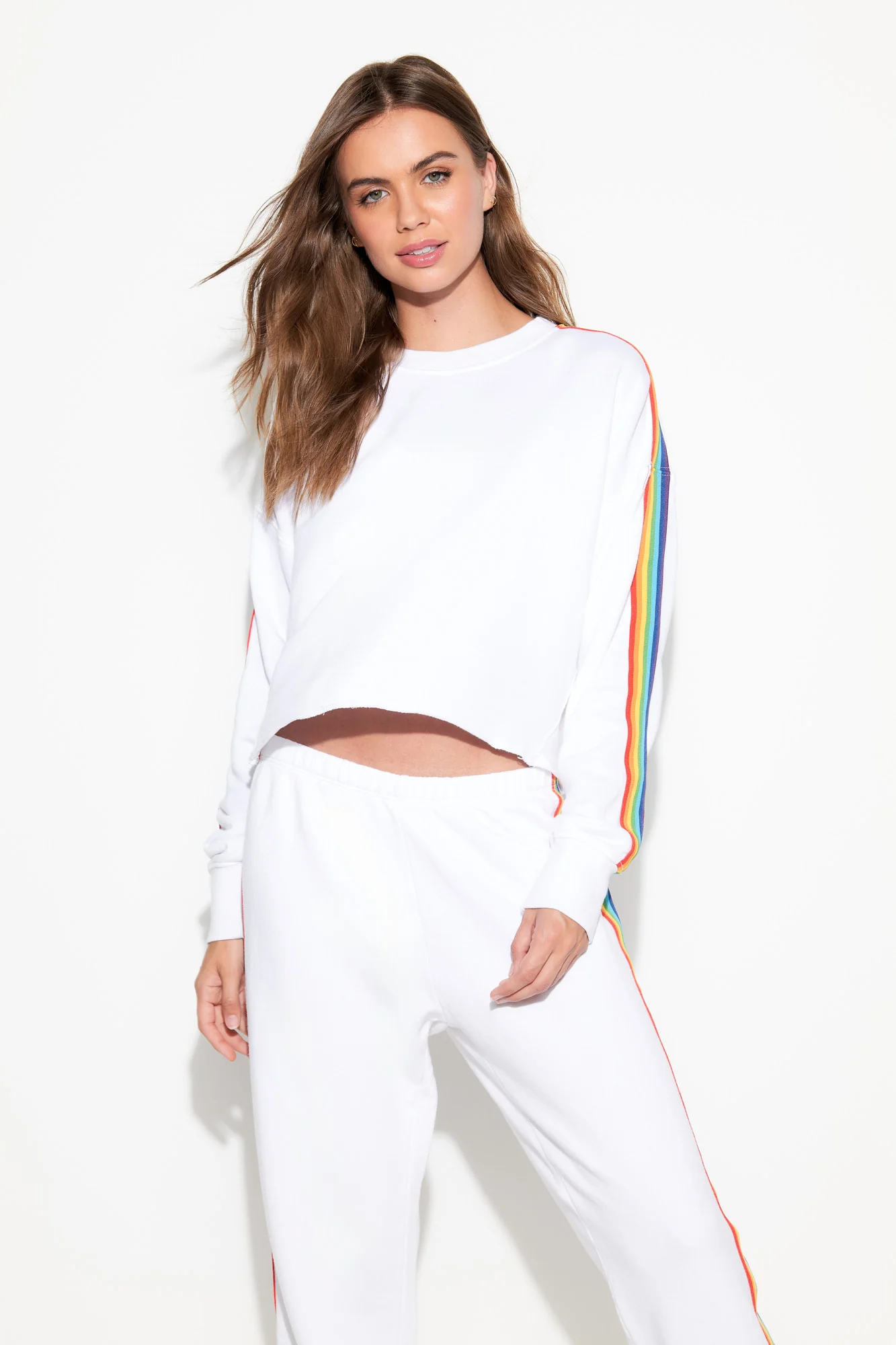 Rainbow Cropped Pullover - Image 4