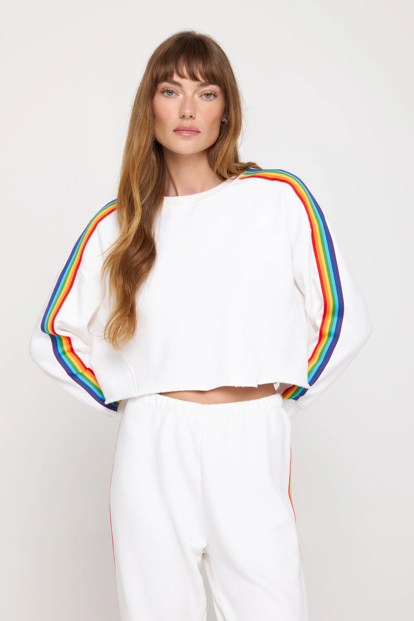 Rainbow Cropped Pullover - Image 5
