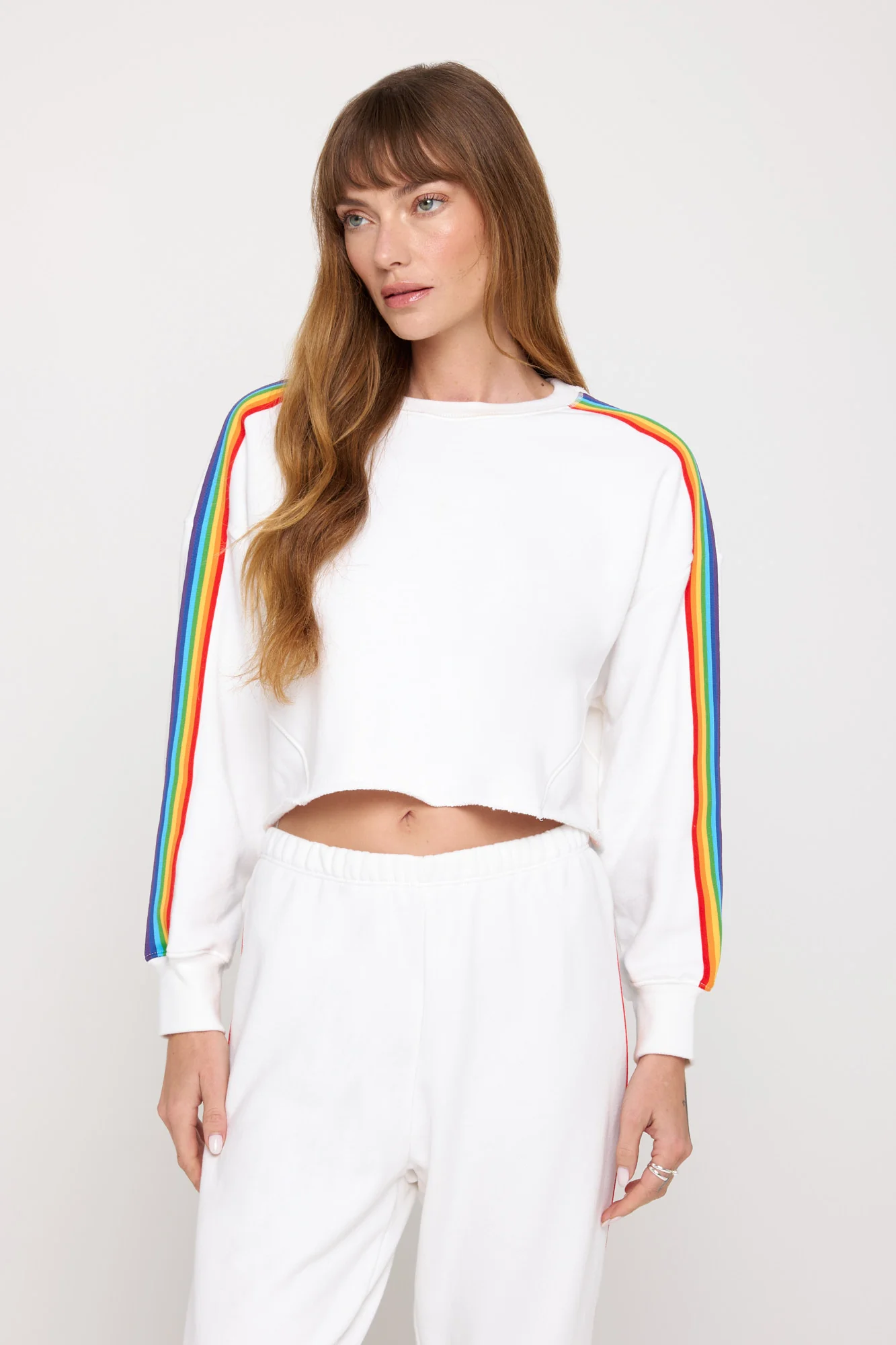 Rainbow Cropped Pullover - Image 6