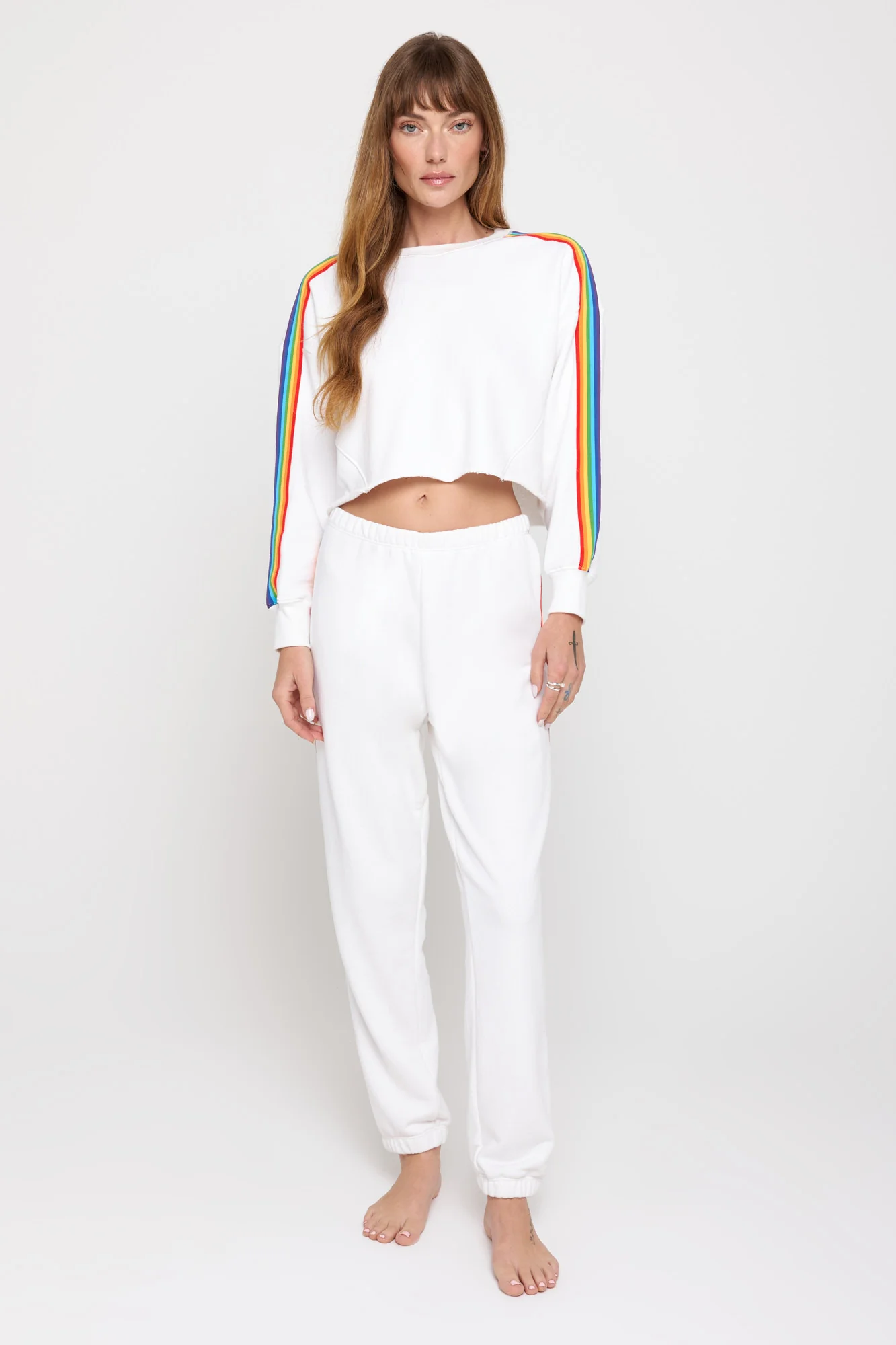 Rainbow Cropped Pullover - Image 8