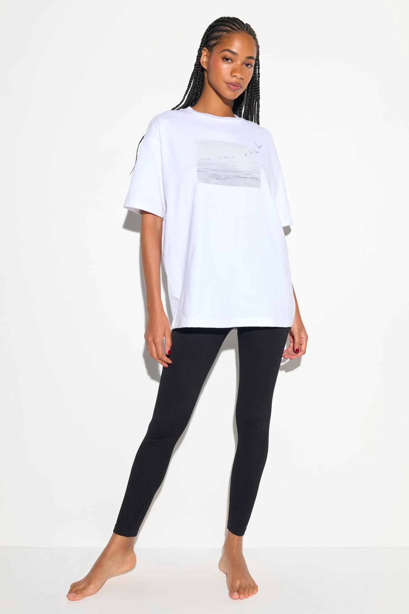 SG x Atticus Gentle Sea Boyfriend Tee - Image 7