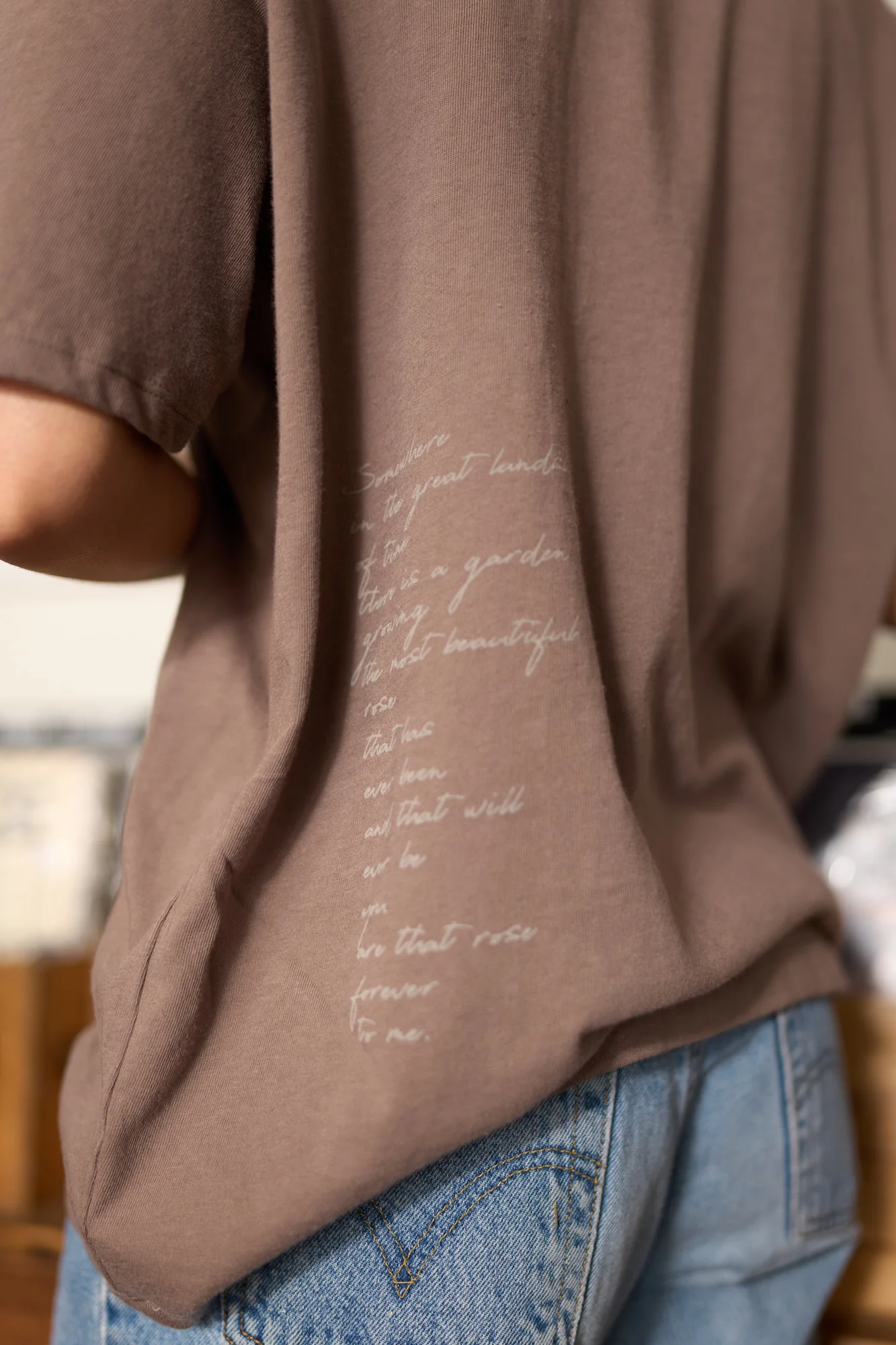 SG x Atticus That Rose Boyfriend Tee - Image 3