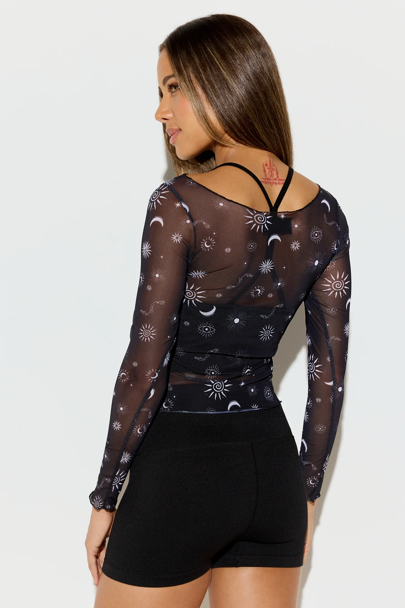Olivia Mesh Long Sleeve Top - Image 3